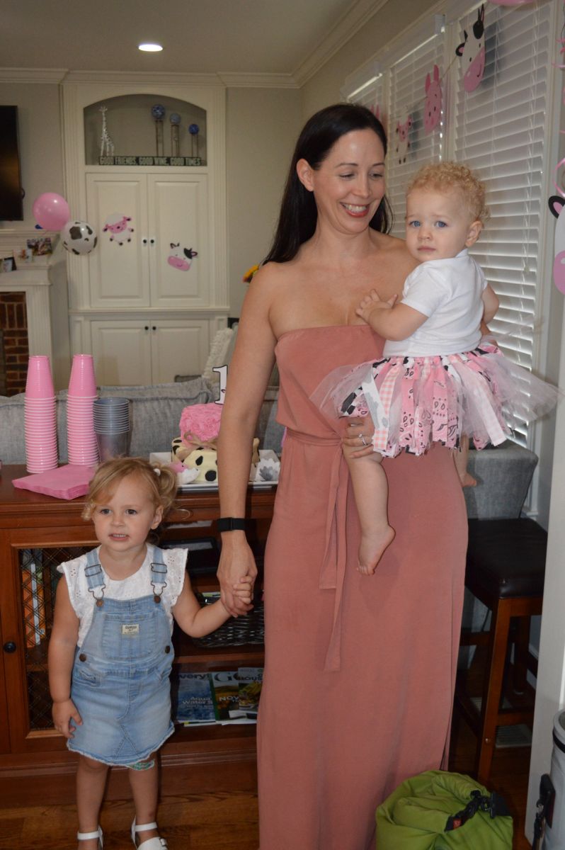 Dr Jack And Her Girls At Margot's First Birthday